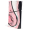 Pink Marble Ink PS5 Slim Digital Edition Console Skin